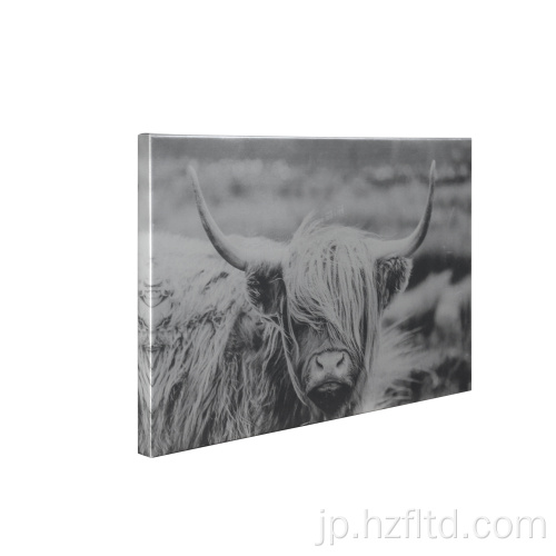 装飾のための動物牛の絵画
